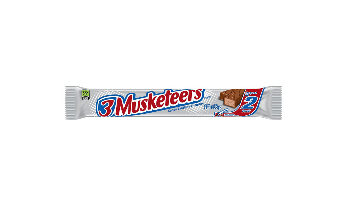 3 Musketeers Paquet de 2 93g / 2 Pack 93g