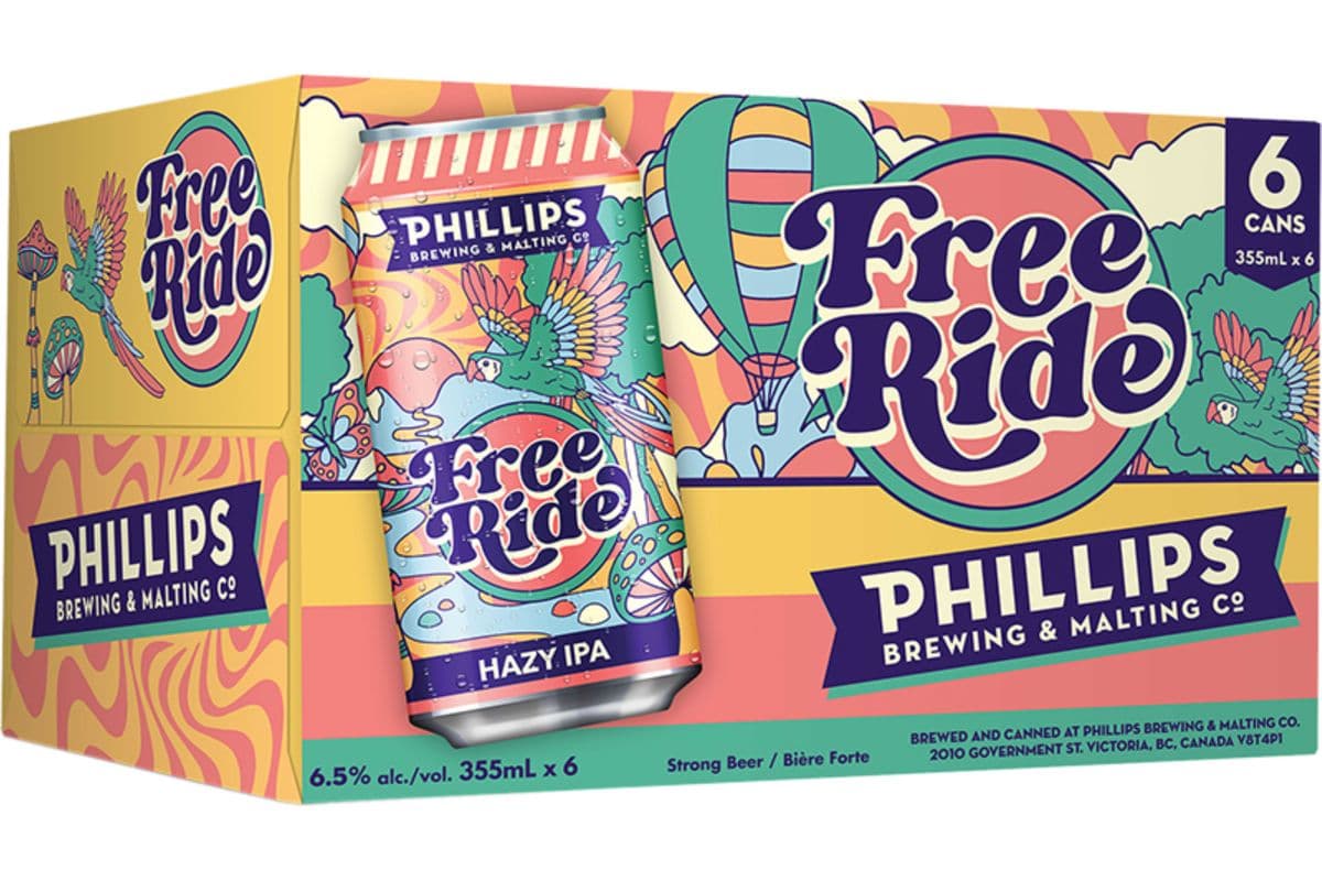 Phillips Free Ride Hazy IPA (6 x 355ml)