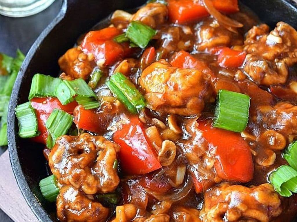 Mushroom Manchurian Gravy