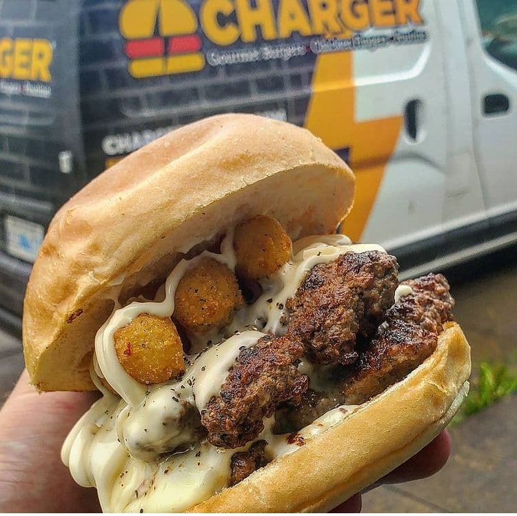 Double Mozzarella Stick Burger