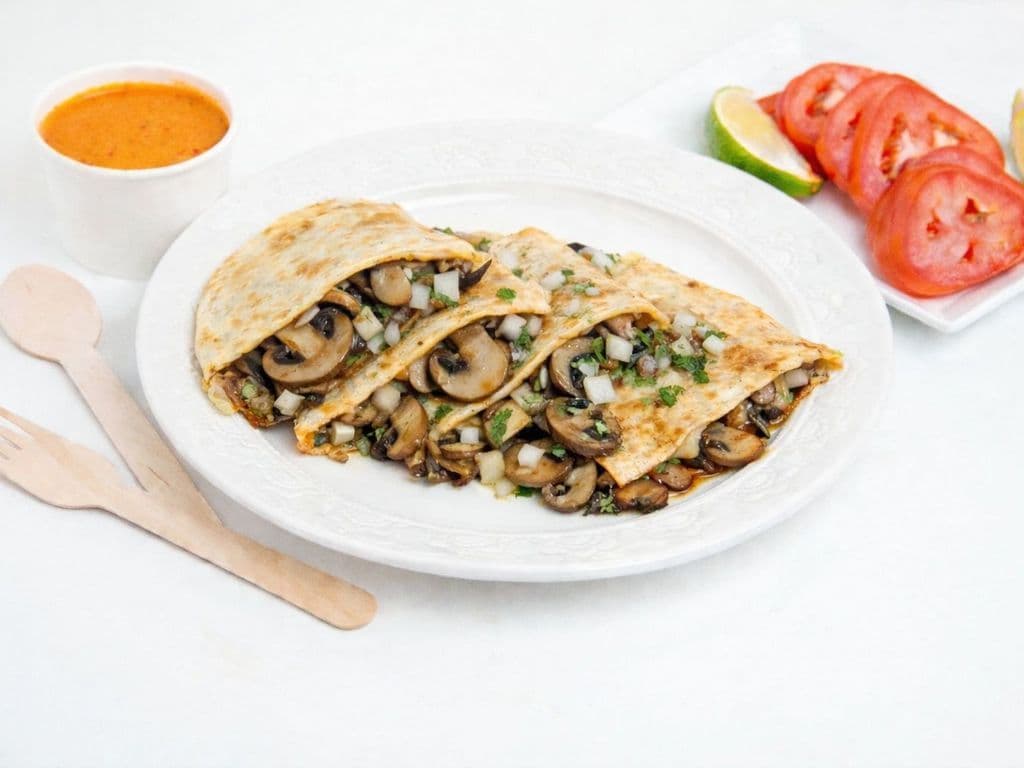 Mushroom Pizzadilla