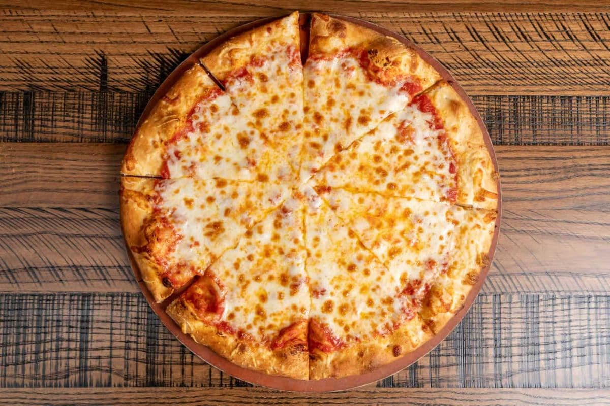Three-Cheese Pizza