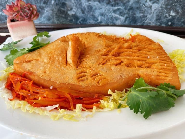 53. Deep-Fried Taro Fish