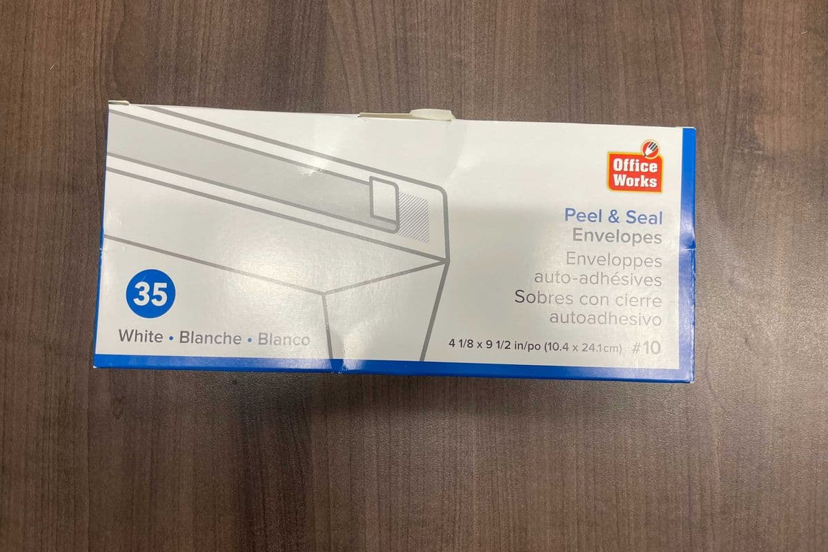 Envelopes Peel And Seal #10 35pk