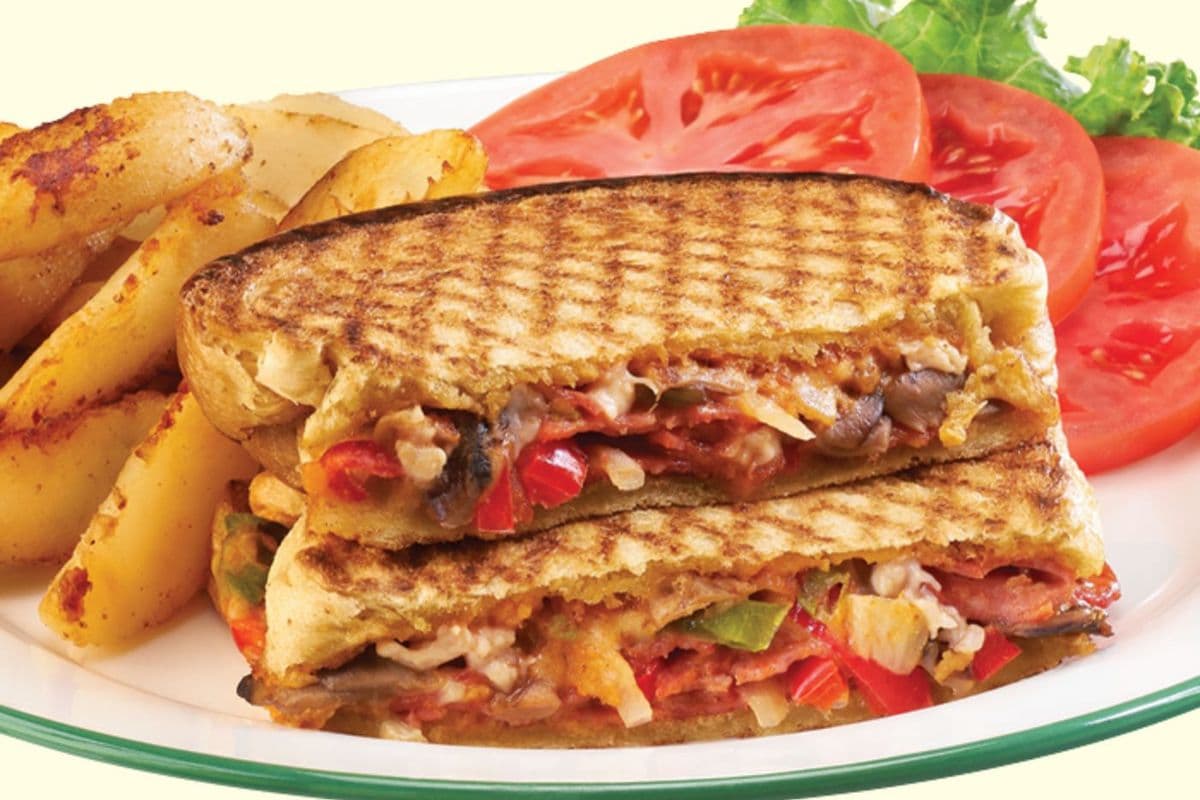 Pizza grilled cheese