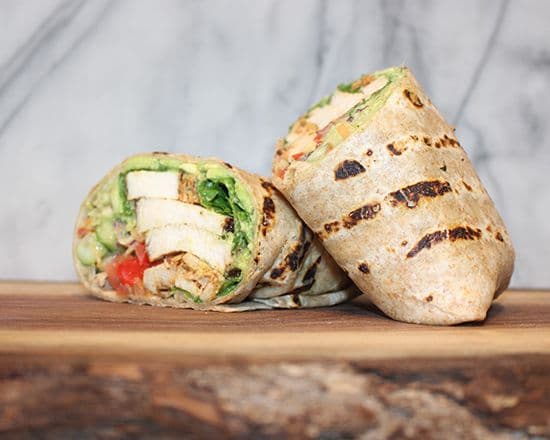 Chicken Avocado Wrap & Side Baby Green Salad