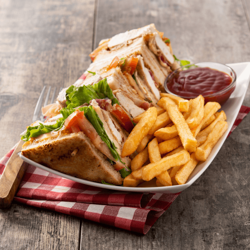 Club sandwich au poulet / Chicken Club Sandwich