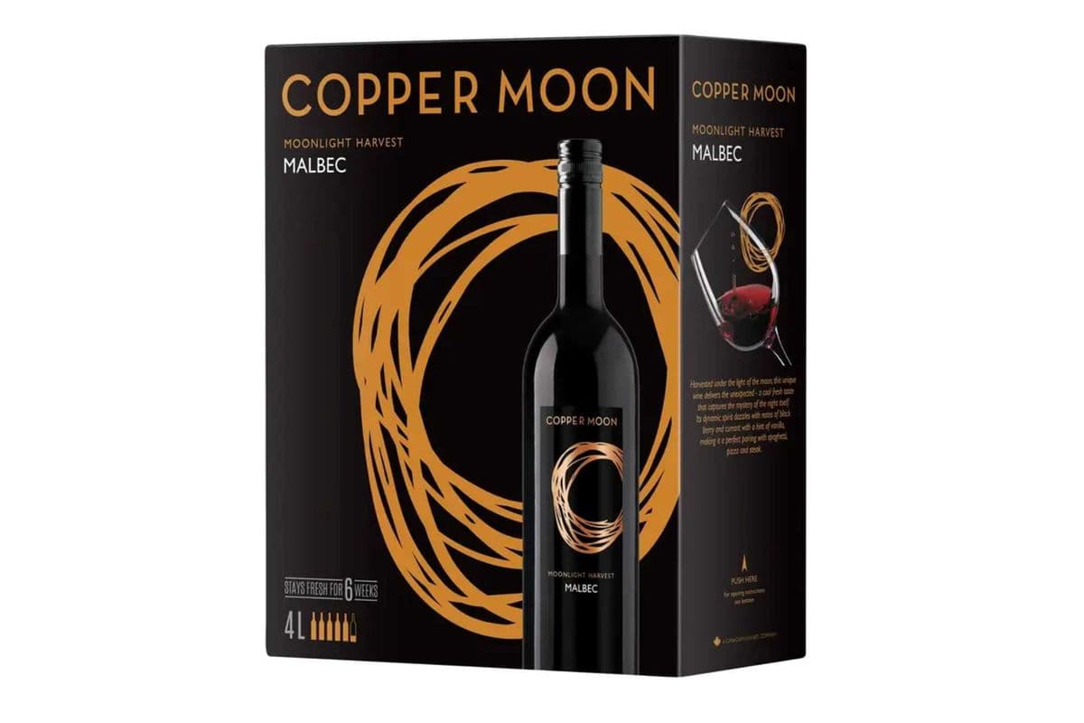 Copper Moon Malbec 4L 4 L • 12% ABV (1 x 4 L)