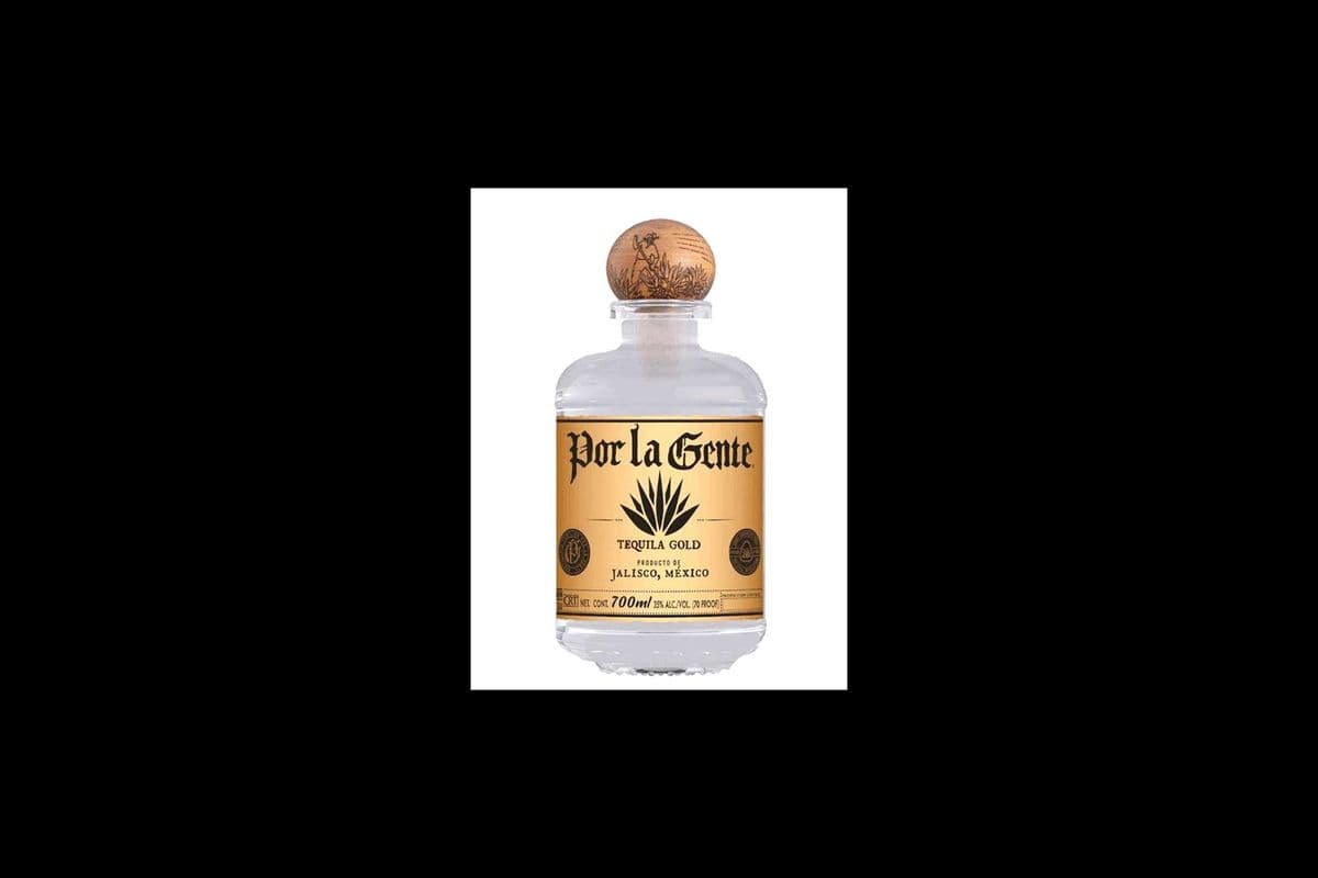 POR LA GENTE GOLD TEQUILA - 700ML (1 x 700ML)