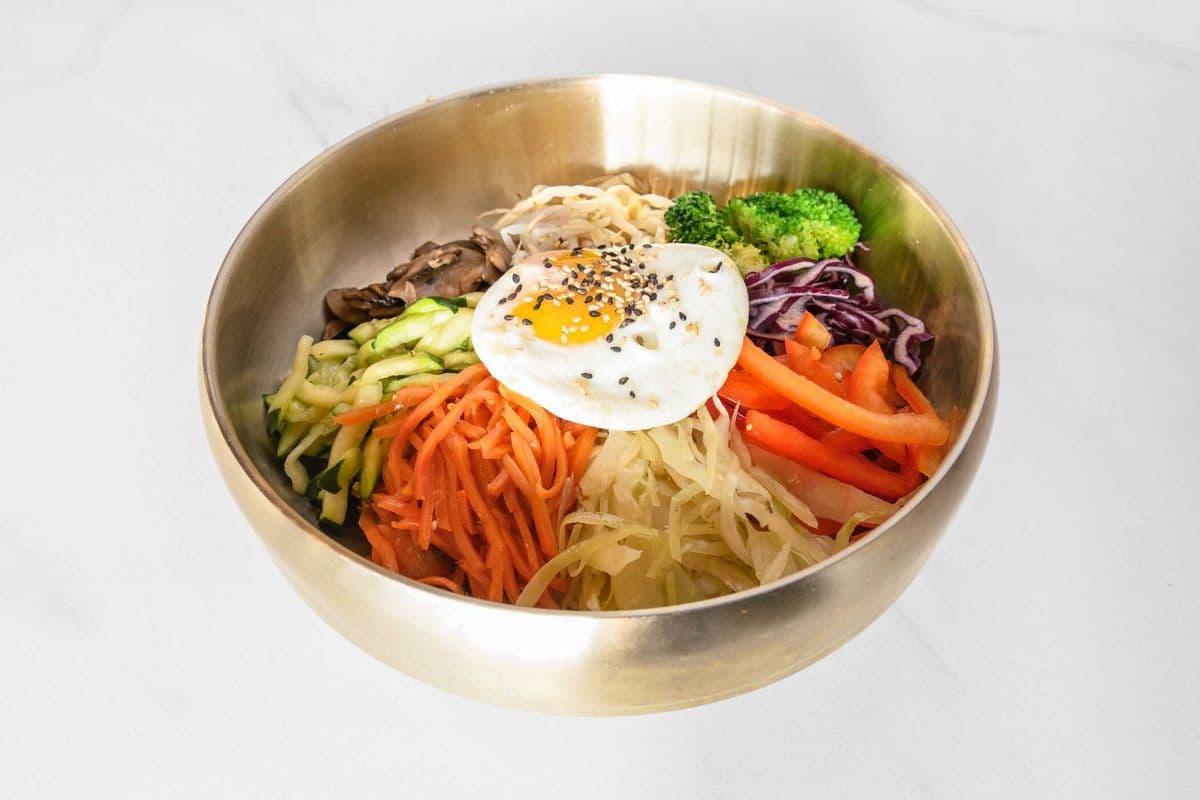 Poulet soja grille / Grilled Soy Chicken Bibimbap