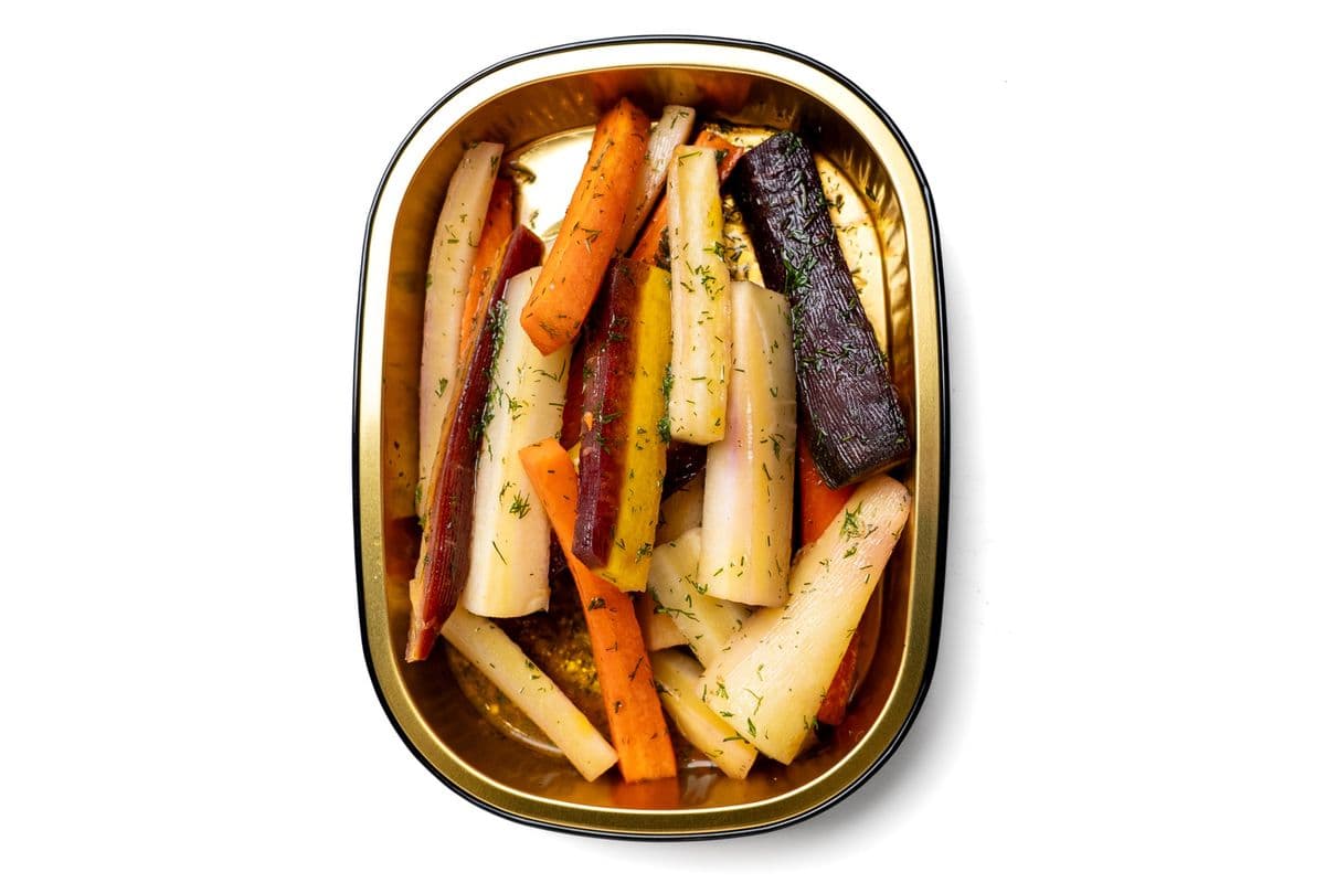 Honey Garlic Glazed Heritage Carrots