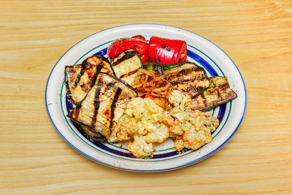 Fried and Grilled Veggies Salad