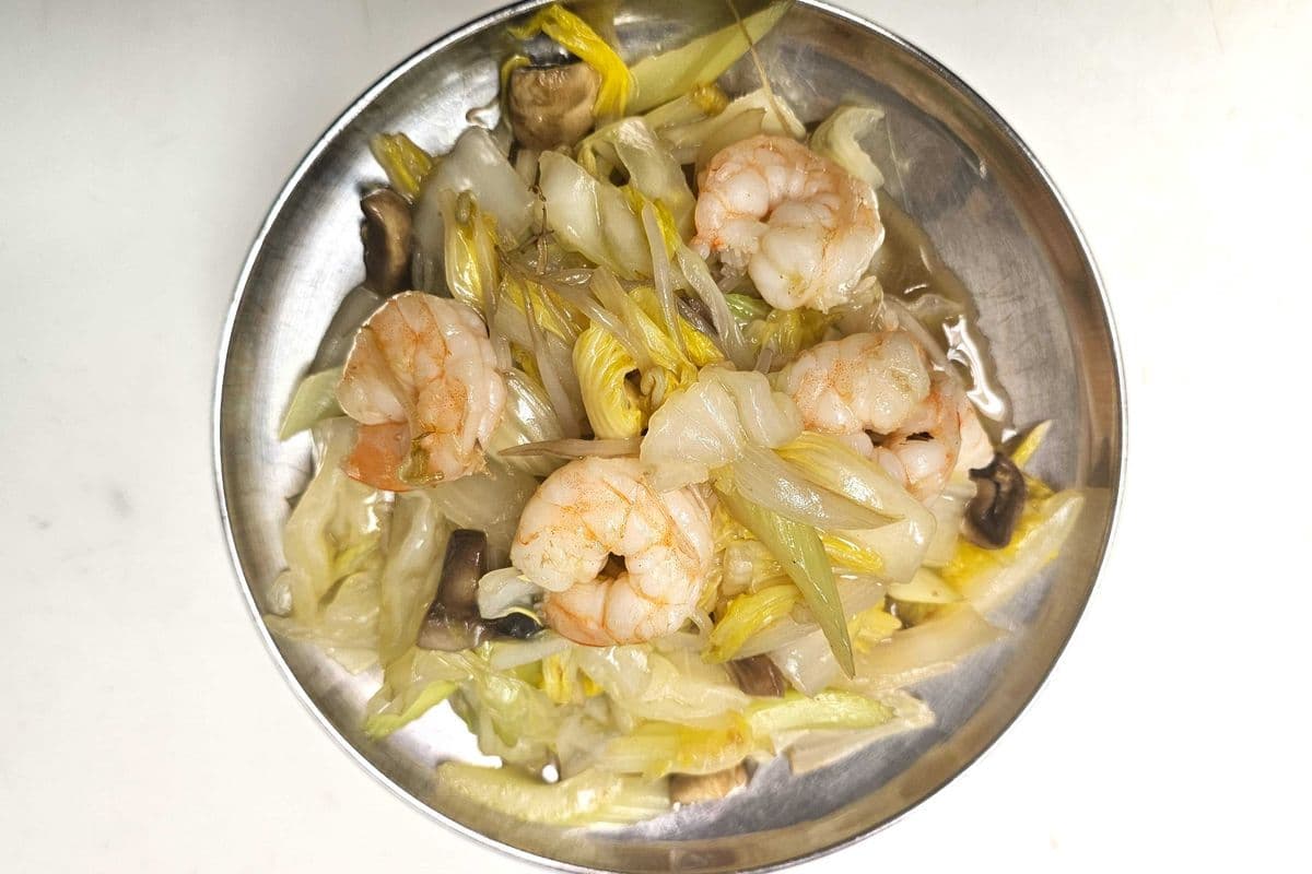 Fresh Shrimp Chop Suey
