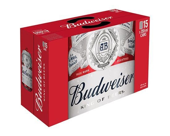 BUDWEISER 15 CAN (15 x 355ml)