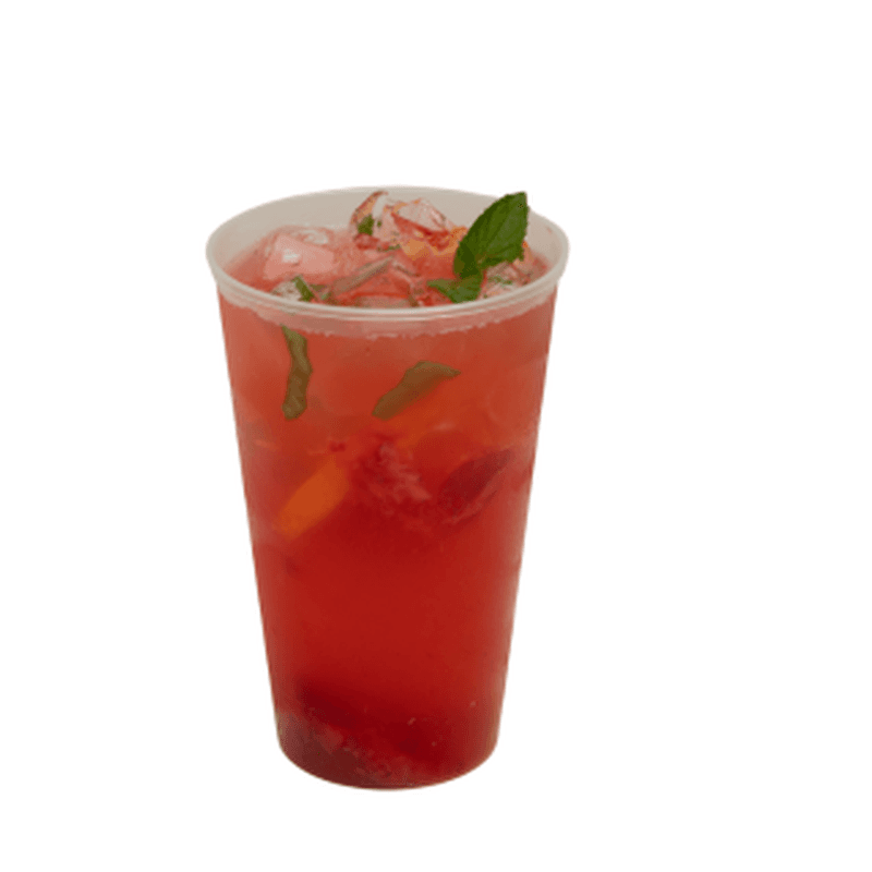 Strawberry Lemon Fizz Mocktail