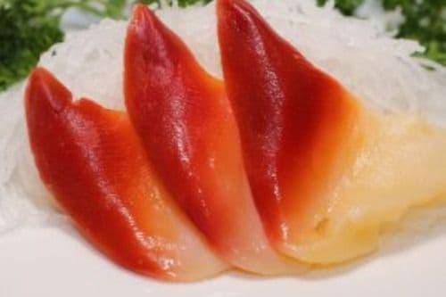 Surf Clam (Hokkigai) Sashimi