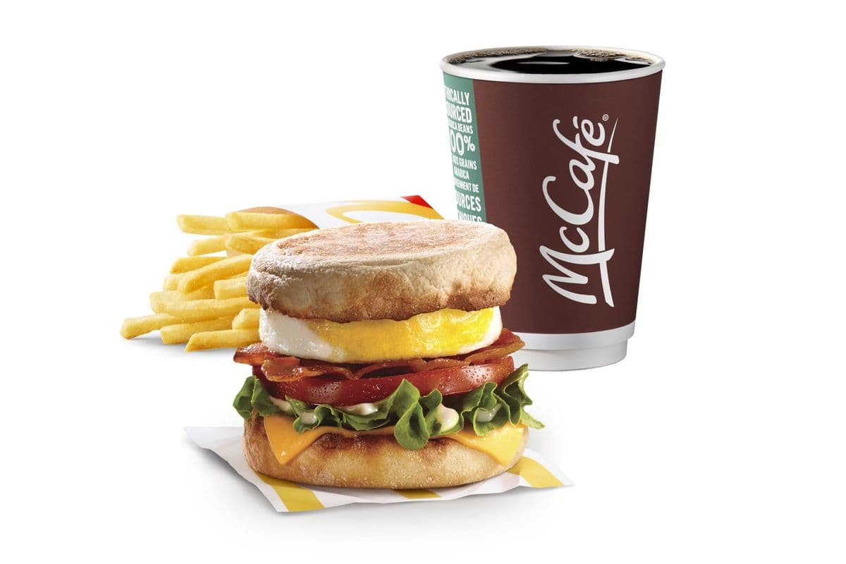 Trio McMuffin BLT avec œuf [710-810 Cal]