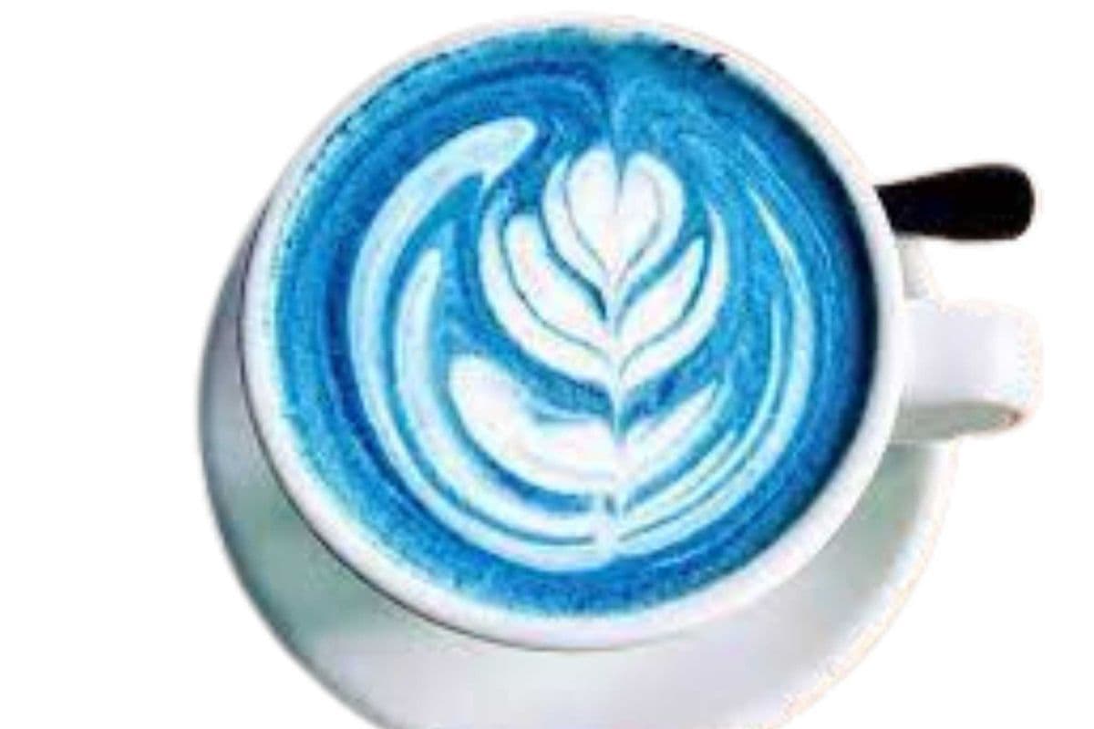 Blue Lavender Matcha Latte