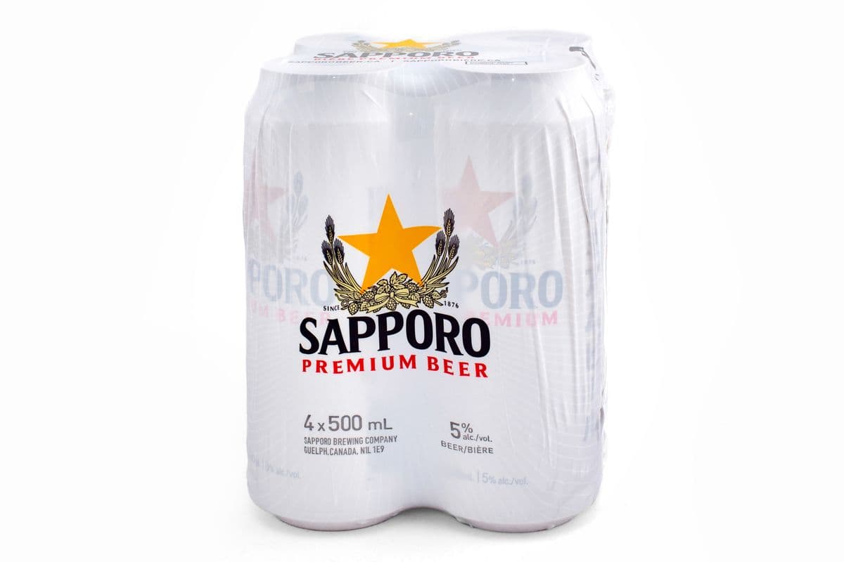 SAPPORO 4 pack (4 x 500ML)
