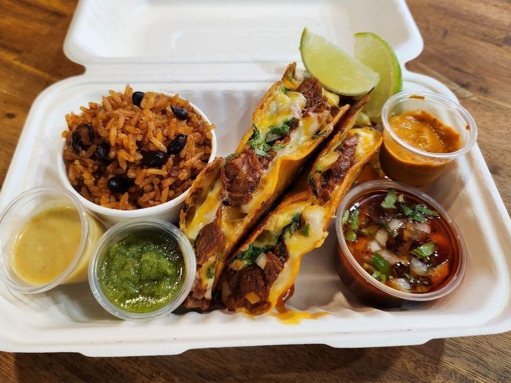 Jackfruit Quesa Birria Box - 2pc + side