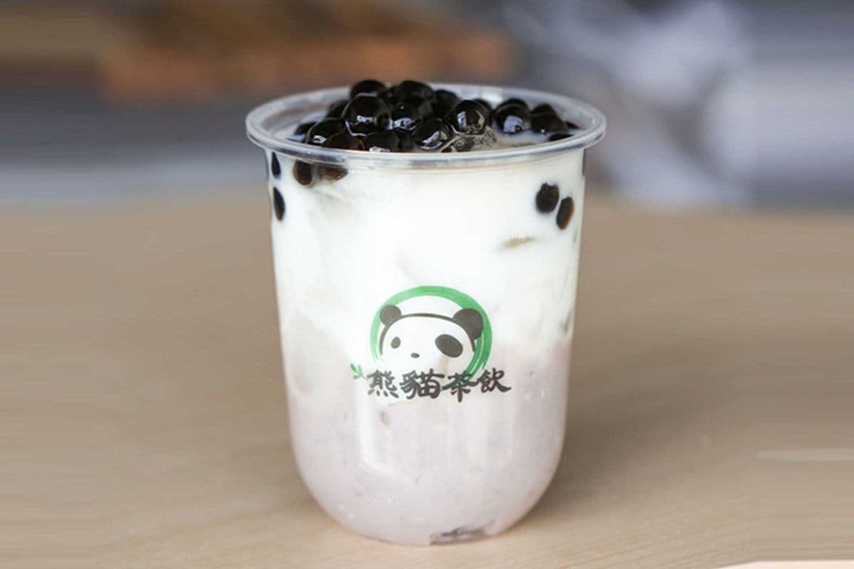 Taro Puree Milk with Bubble 珍珠芋泥鮮奶