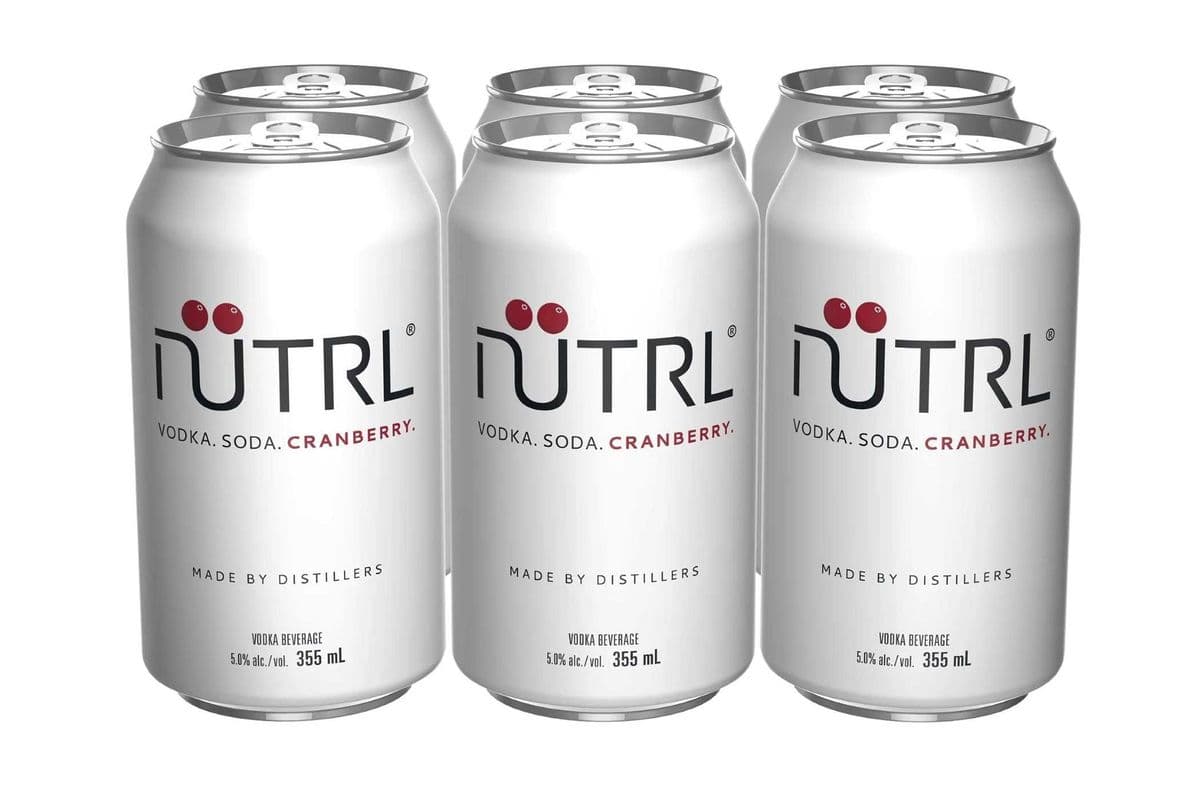 Nütrl Vodka Soda, Cranberry (6 x 355 ml) (1 x 355 ml)