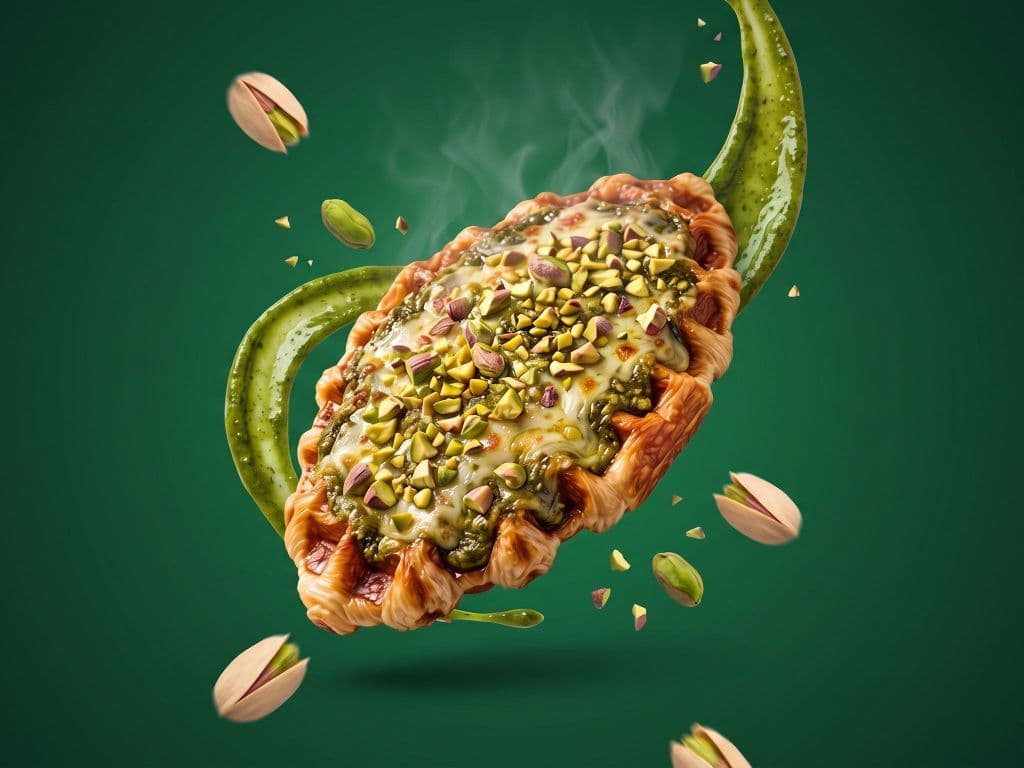 Kroffle Pizza Pesto Pistache / Kroffle Pizza Pistachio Pesto