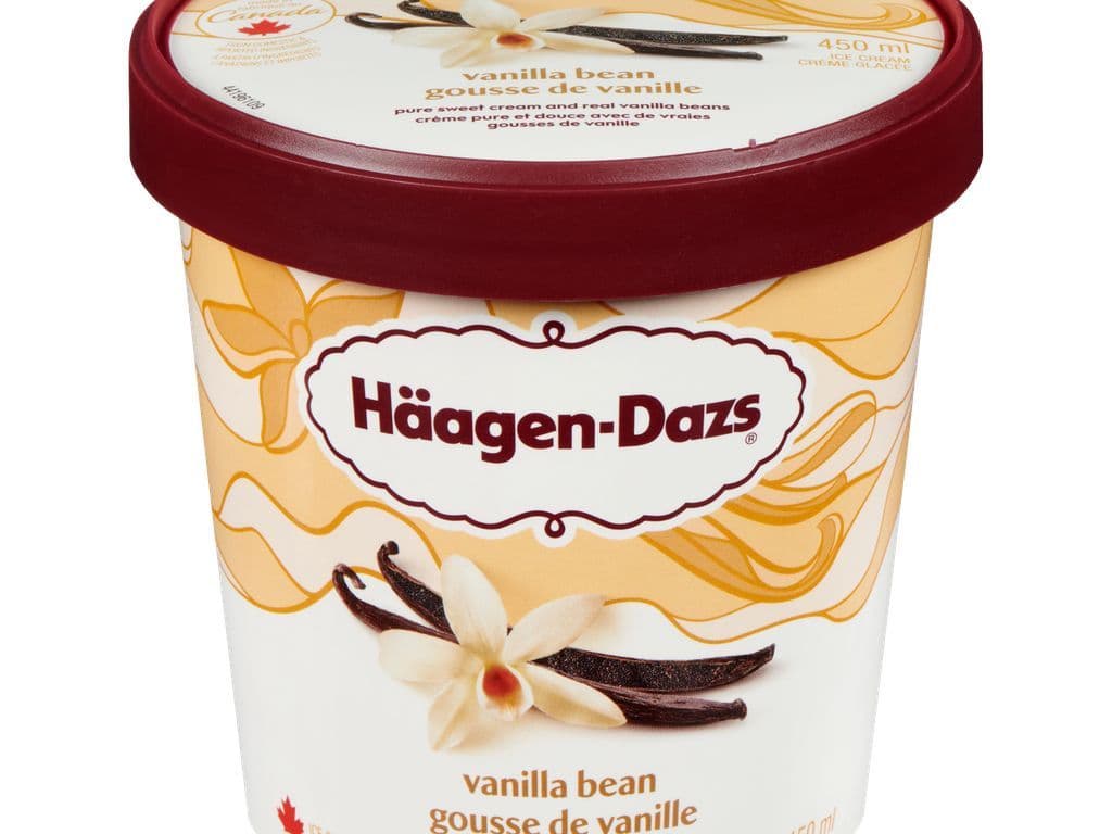 Haagen Dazs Vanilla Bean Ice Cream 450ml