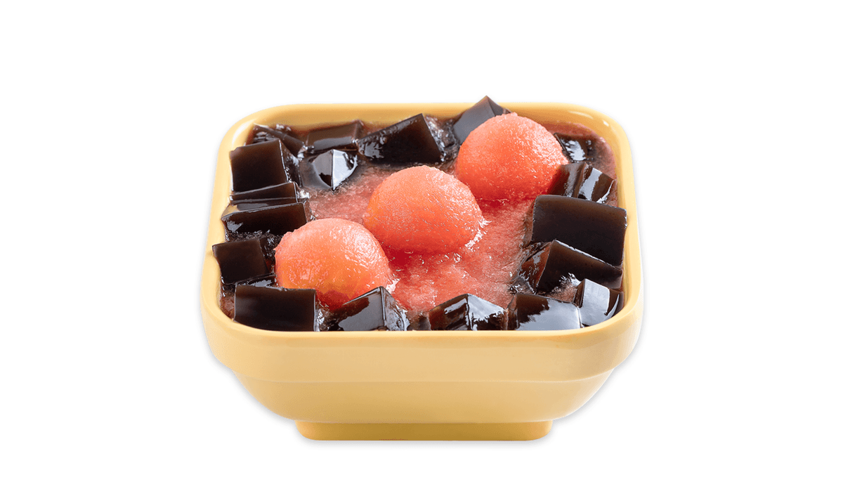 Watermelon Grass Jelly - 西瓜凉粉