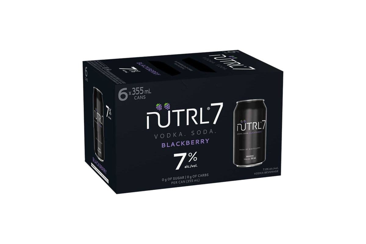 Nutrl 7 Blackberry (6 x 355mL Cans)