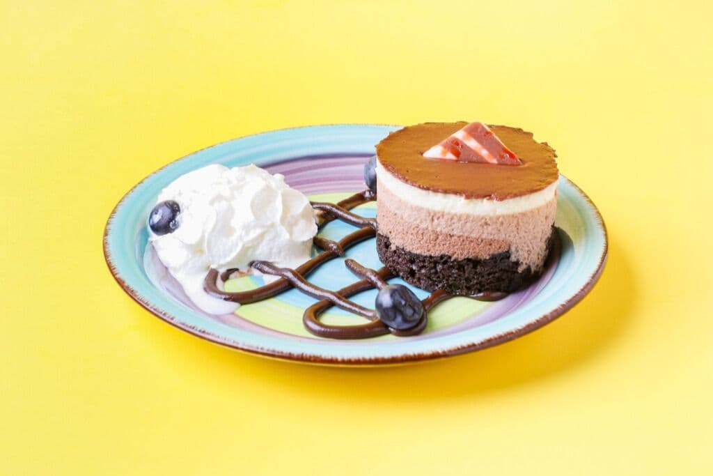Triple Chocolate Mousse Cake