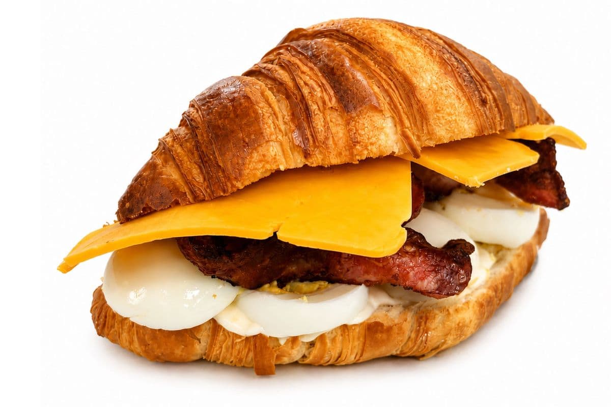 Maple Bacon & Cheddar Croissant