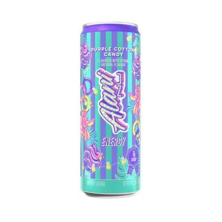 Alani Boisson Énergisante Barbe a Papa Violette 355ml/ Alani Energy Drink Purple Cotton Candy355ml