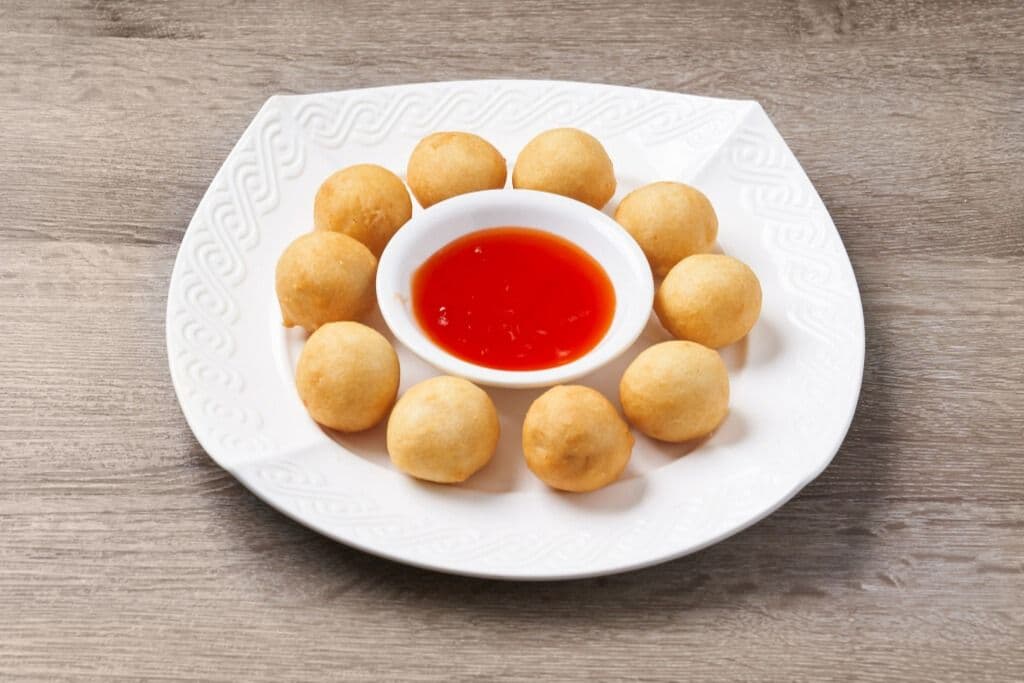 69. Chicken Balls (10 pcs) with Sweet and Sour Sauce