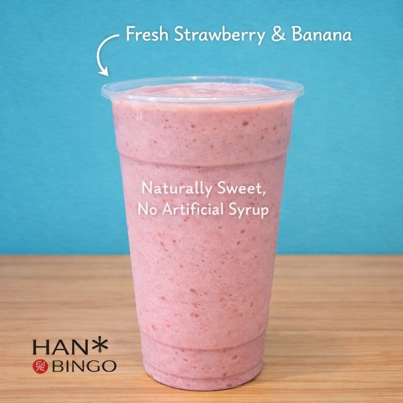 [NEW] [ PROMOTION]  Sunshine Smoothie (Strawberry + Banana) / 선샤인 스무디 (딸기 바나나) / 阳光冰沙（草莓＋香蕉）