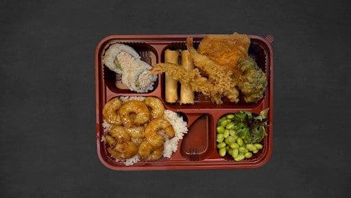 Teriyaki Seafood Bento Box