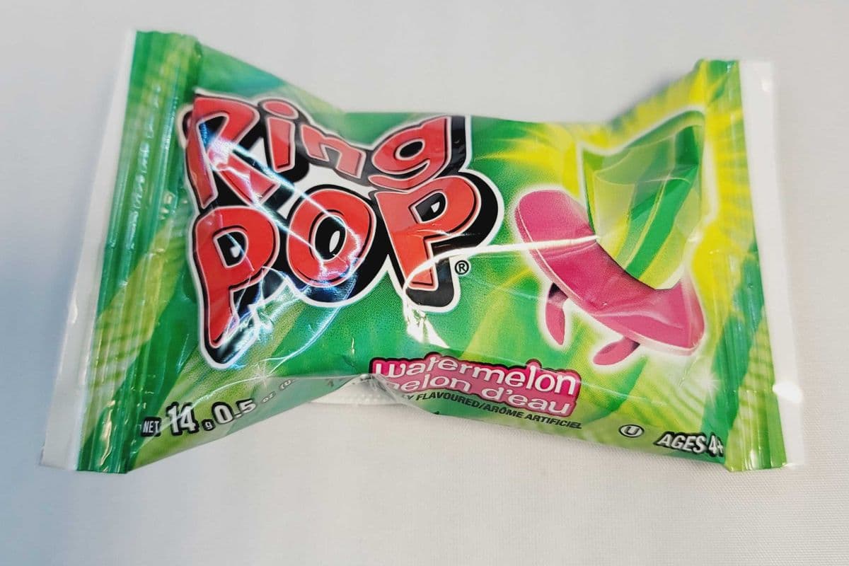 Ring Pop Colourful Ring Shaped Watermelon Lollipops (14 g)