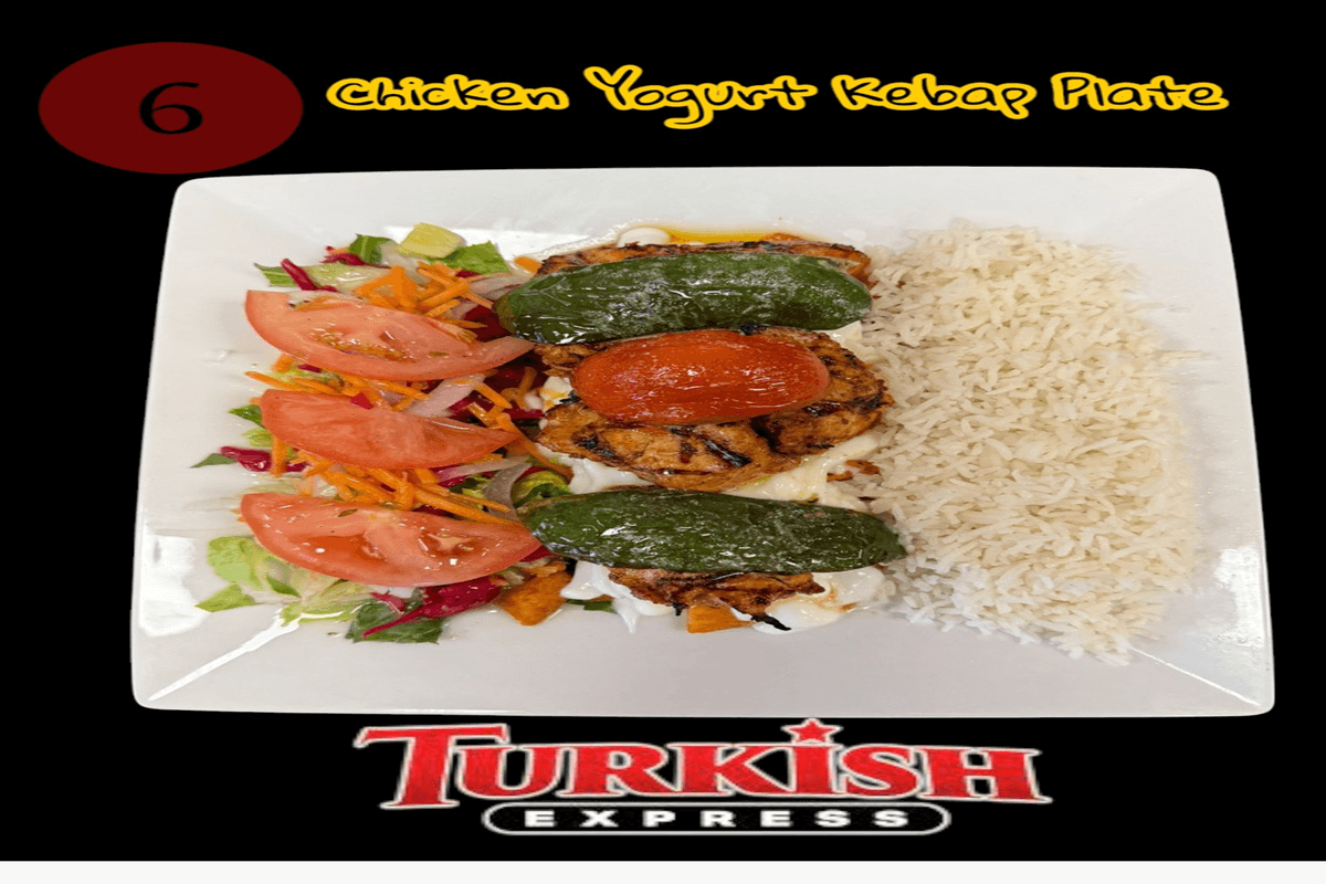 Yogurt Chicken Kebab Plate