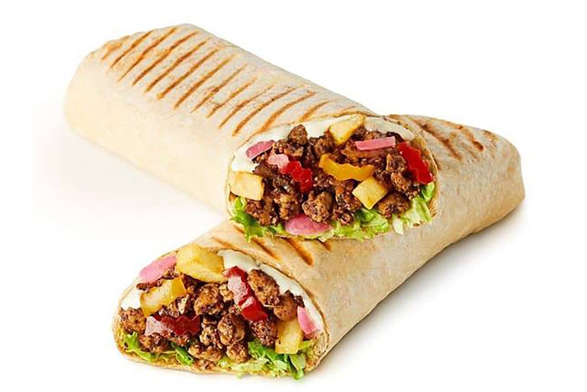 SAJ Beyond Meat Shawarma Wrap