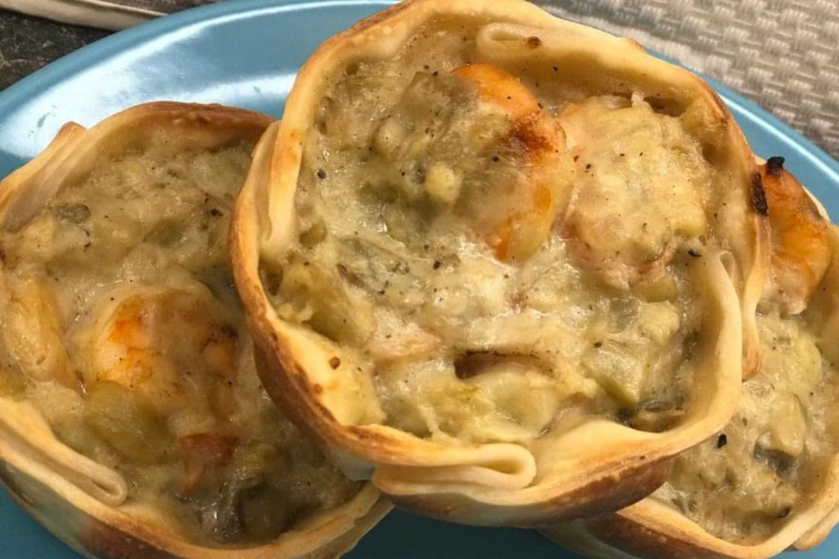 Creamy Garlic Shrimps (3 in round)