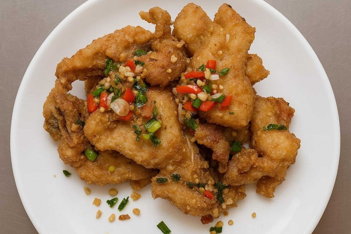 P10. Spicy Salted Pork Chops(Spicy) - 椒鹽豬扒(辣)