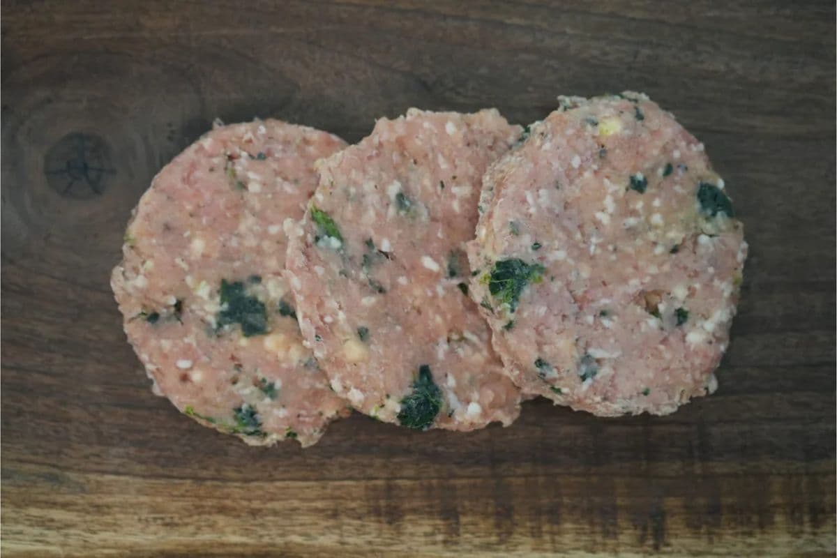 Spinach and Feta Chicken Burgers (4 Pack)