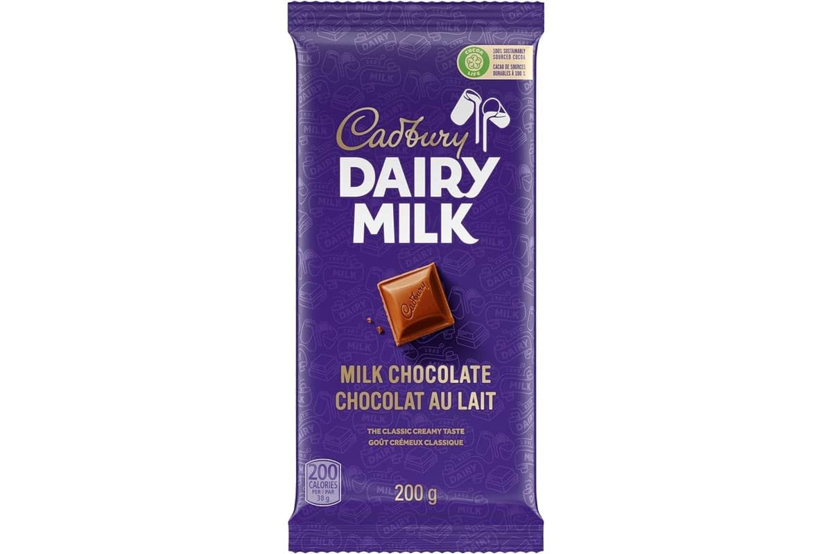 Cadbury Dairy Milk Milk Chocolate (200 g)