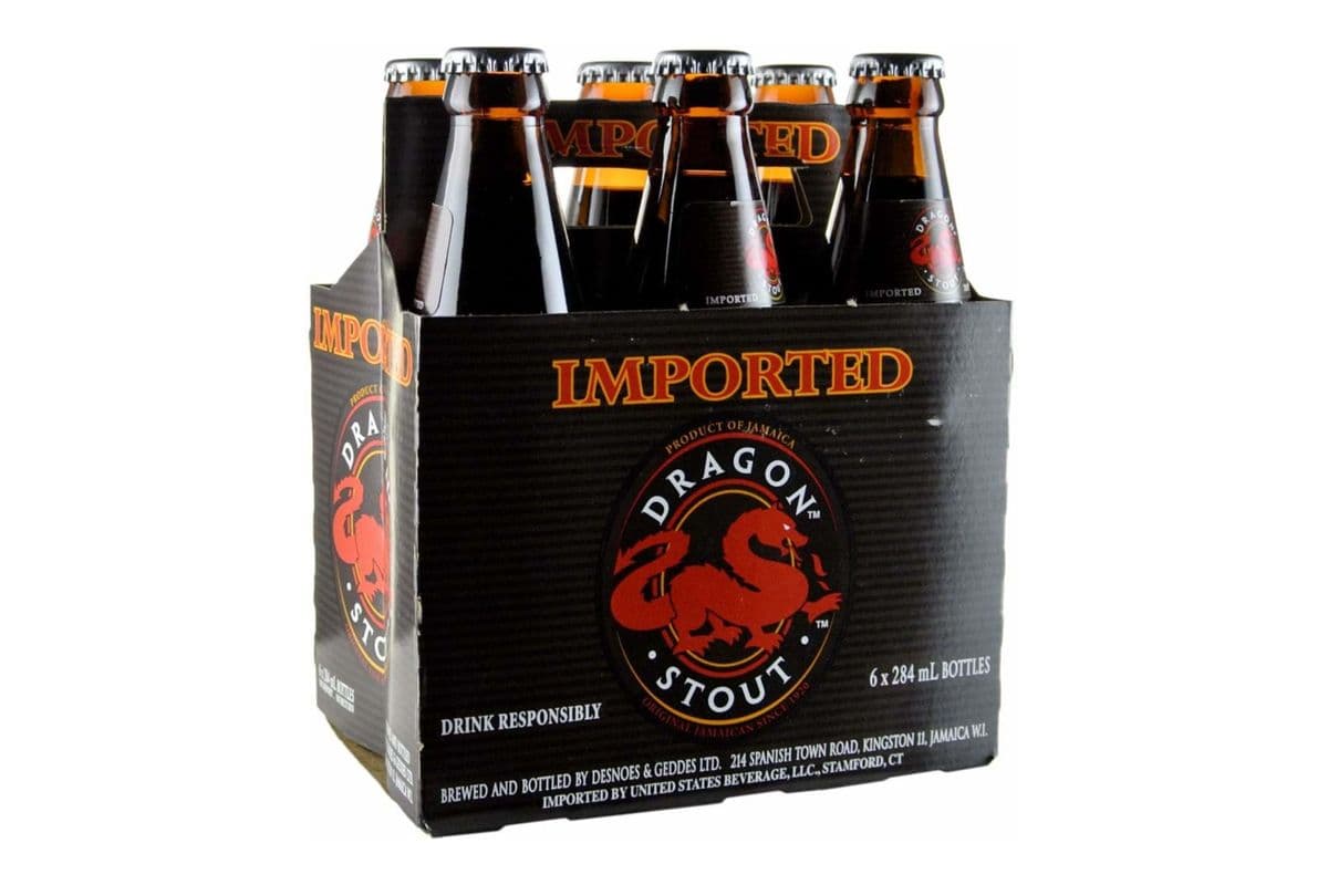 Dragon Stout Jamaican Beer (6 Bottles)