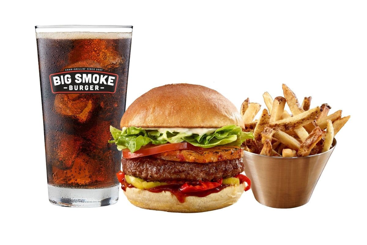 Blazing Pineapple Burger Combo