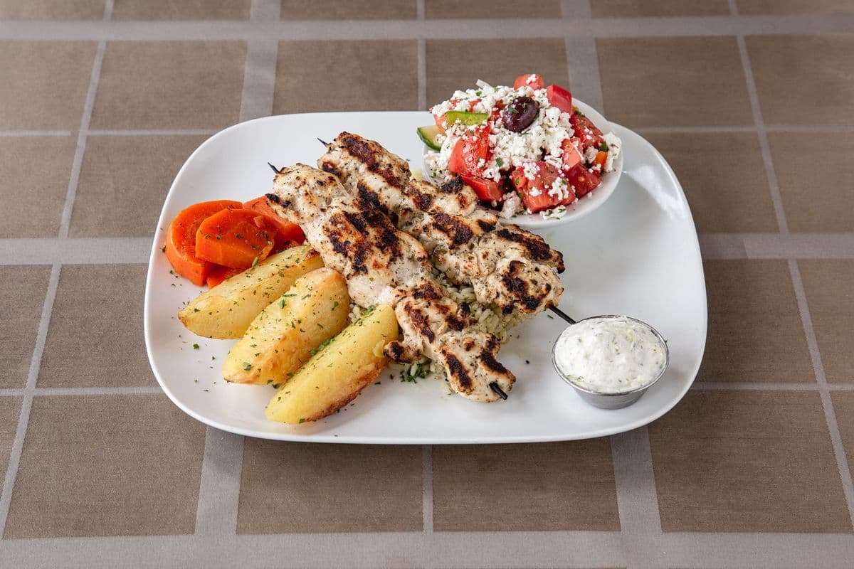 Chicken Souvlaki (2 pcs)