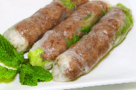 5. Fresh Satay Beef Salad Rolls (3 pcs)
