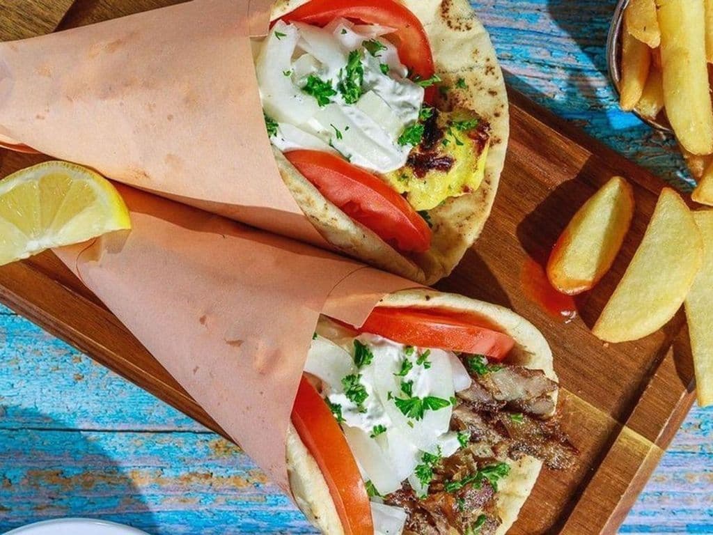 Pita gyro au porc / Pork Gyro Pita