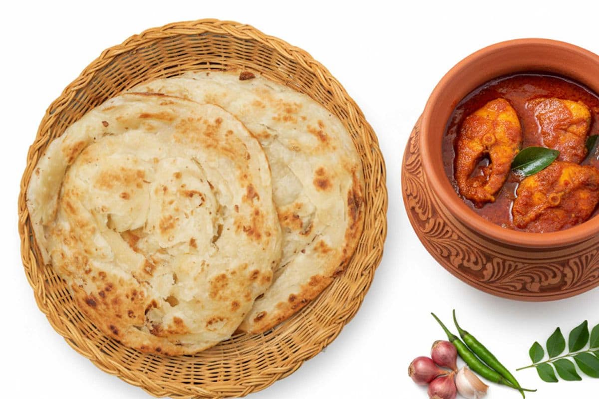 Porotta and Fish Curry