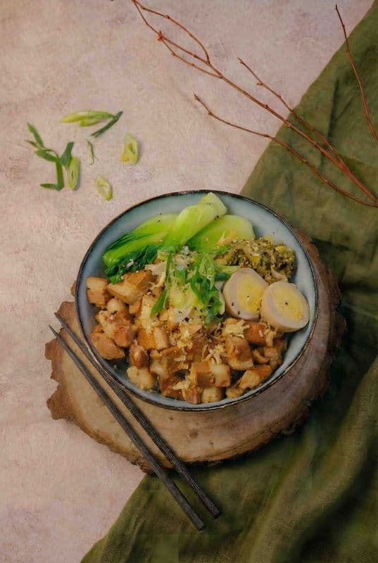 Taiwanese Braised Pork Rice Bowl